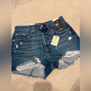 Levi’s blue Jean shorts
